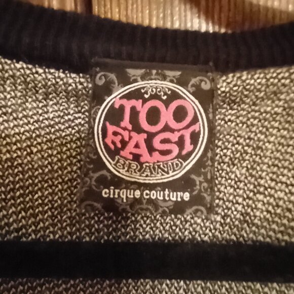 Too Fast Pin up Cardigan  embroidered - Picture 4 of 7